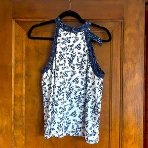 Kensie Floral Halter Top